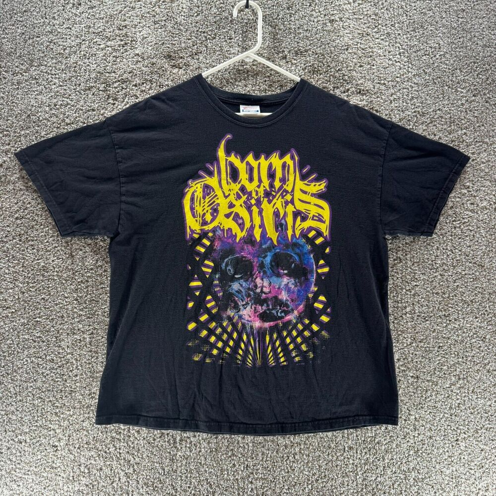 Vintage Born Of Osiris Shirt Mens Extra Large Black Hard Core Metal Concert Tee